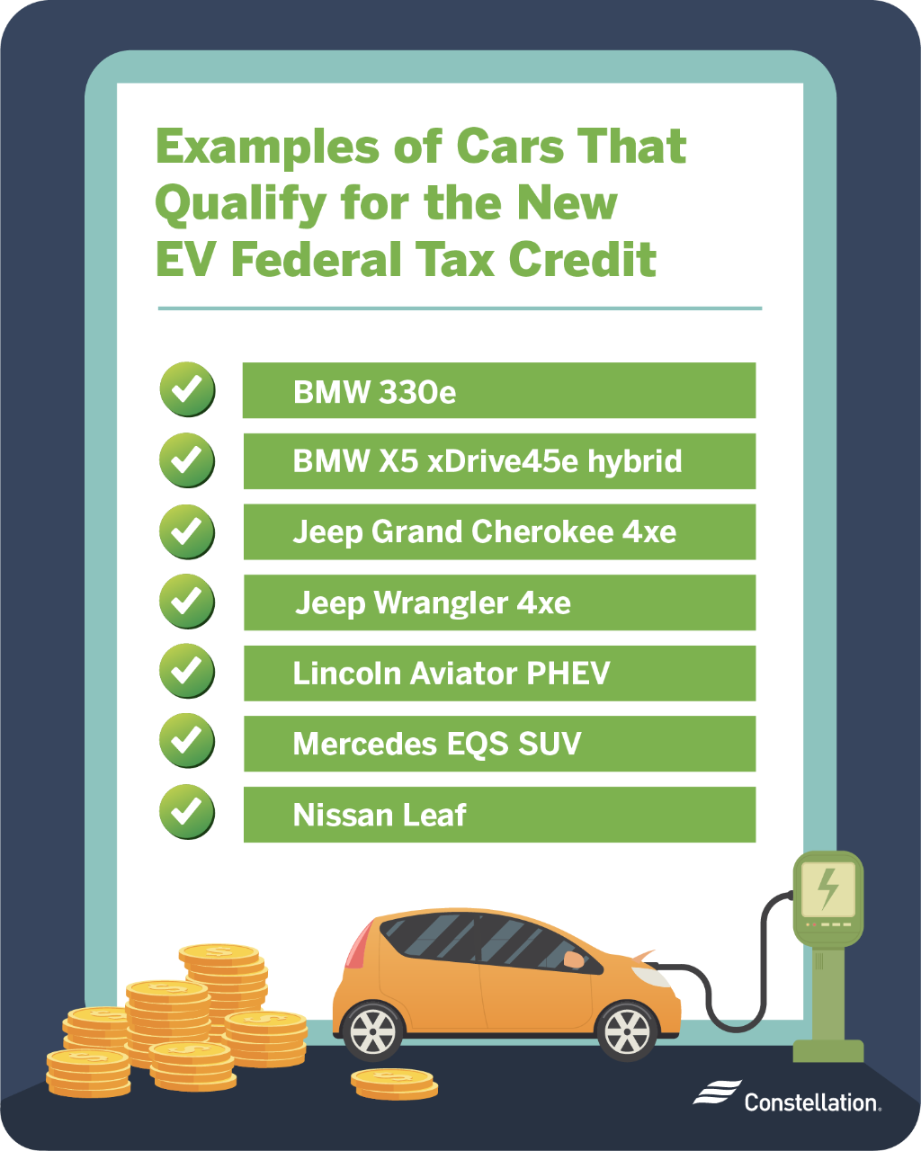 Which cars qualify under the new EV federal tax credit law?