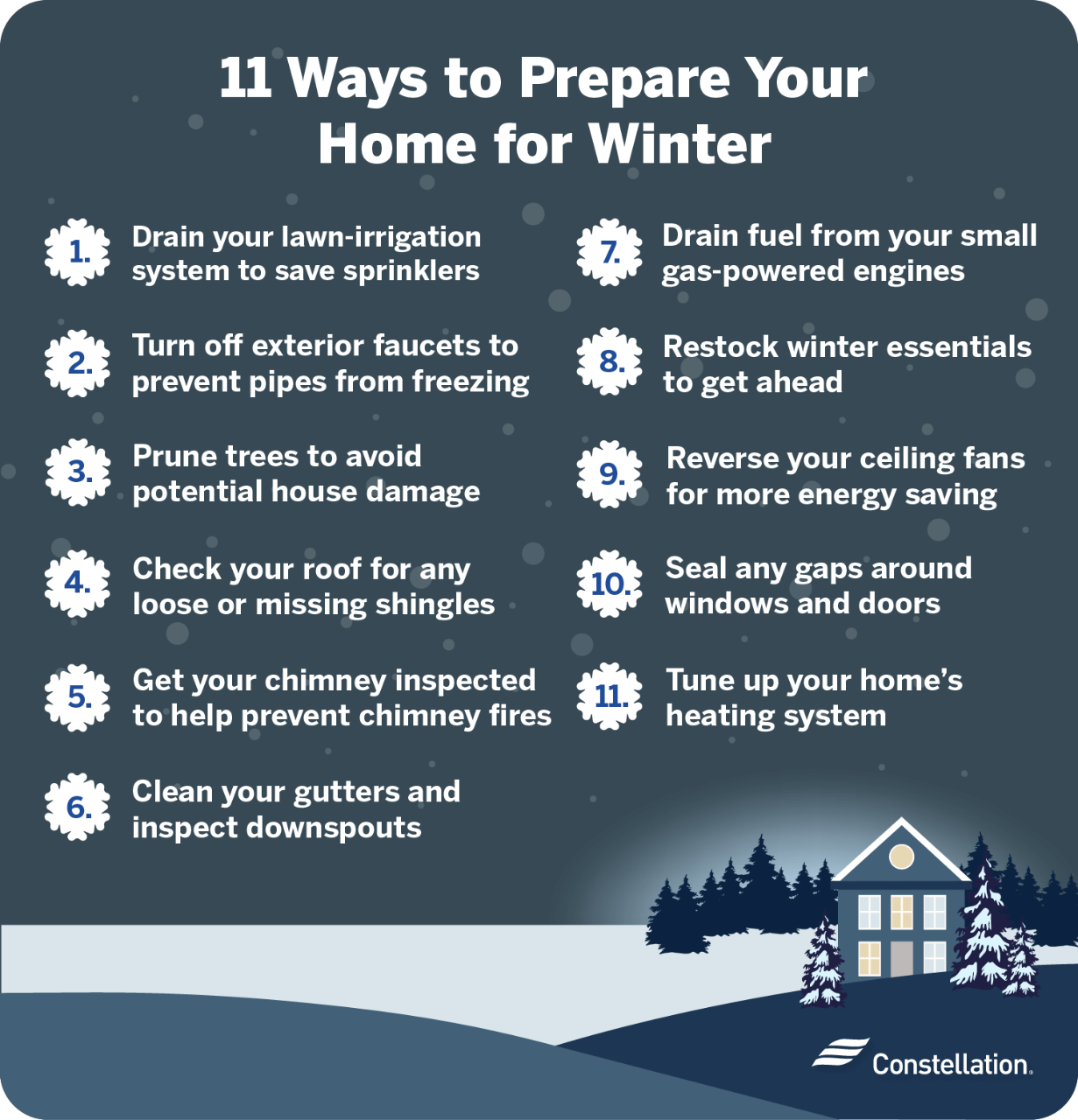 11 tips to prepare your home for winter
