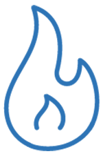 Natural Gas Flame Icon