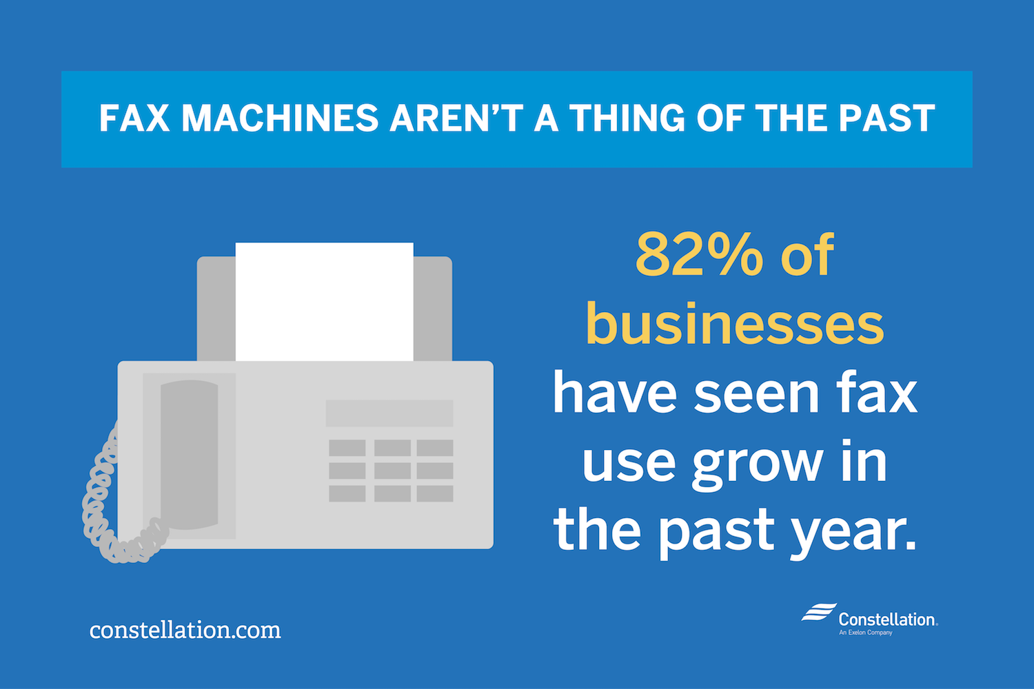 Small businesses have seen fax machine use grow