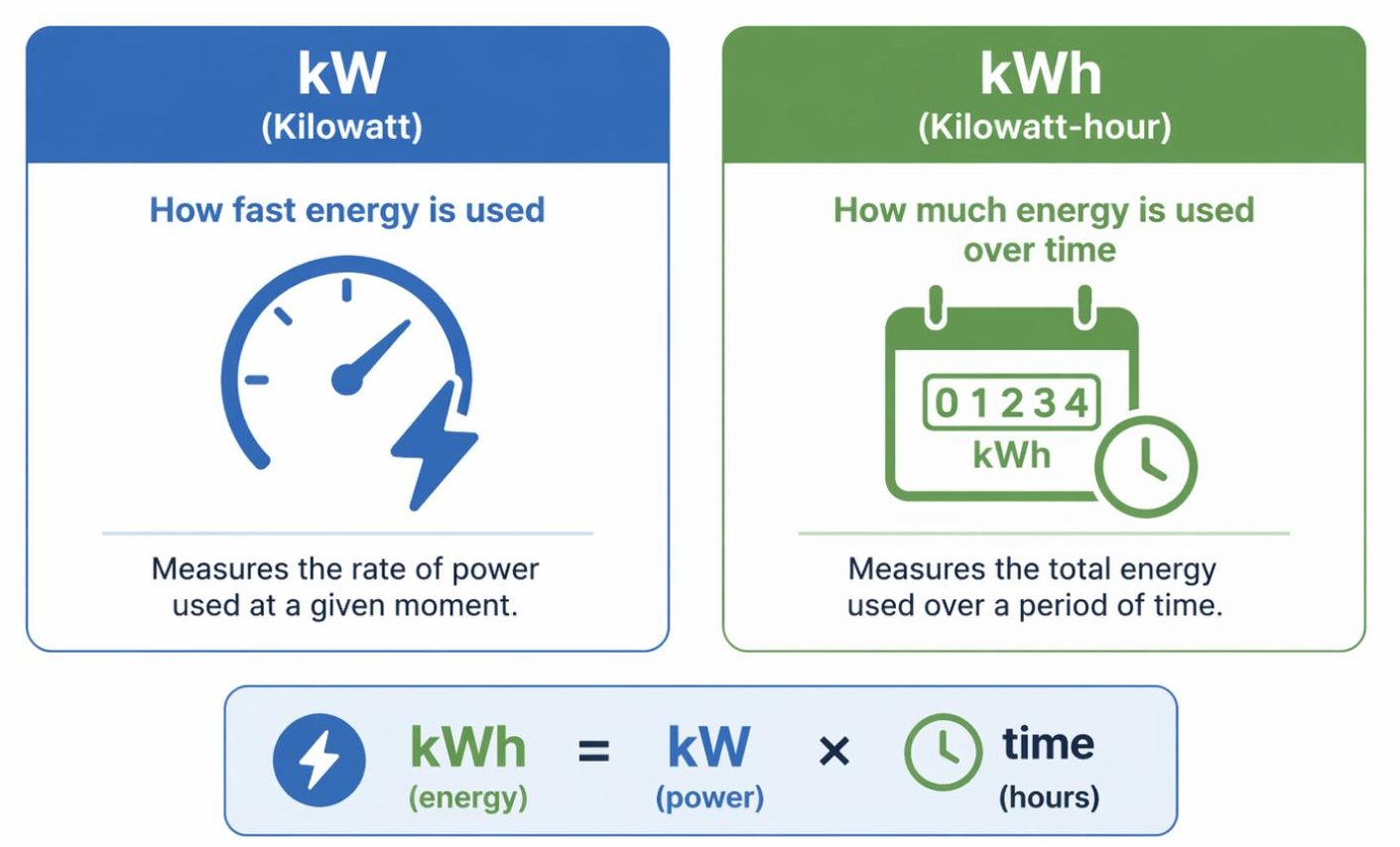 kw vs kwh